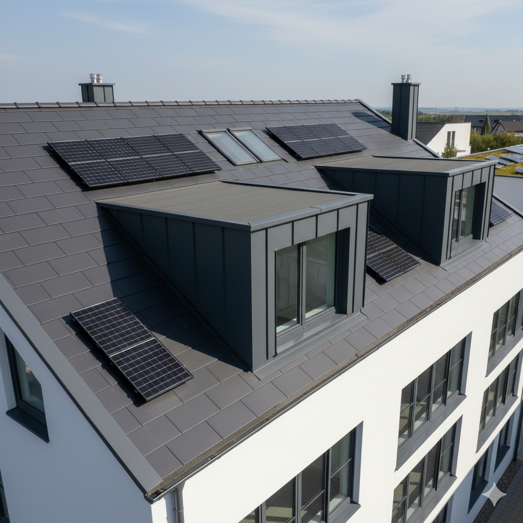 Einbau eines VELUX Dachfensters in ein Steildach in Bochum